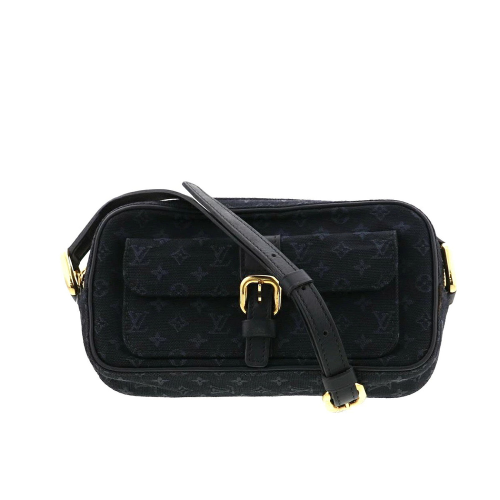 LOUIS VUITTON Juliette Bag Shoulder Messenger Monogram Navy Blue